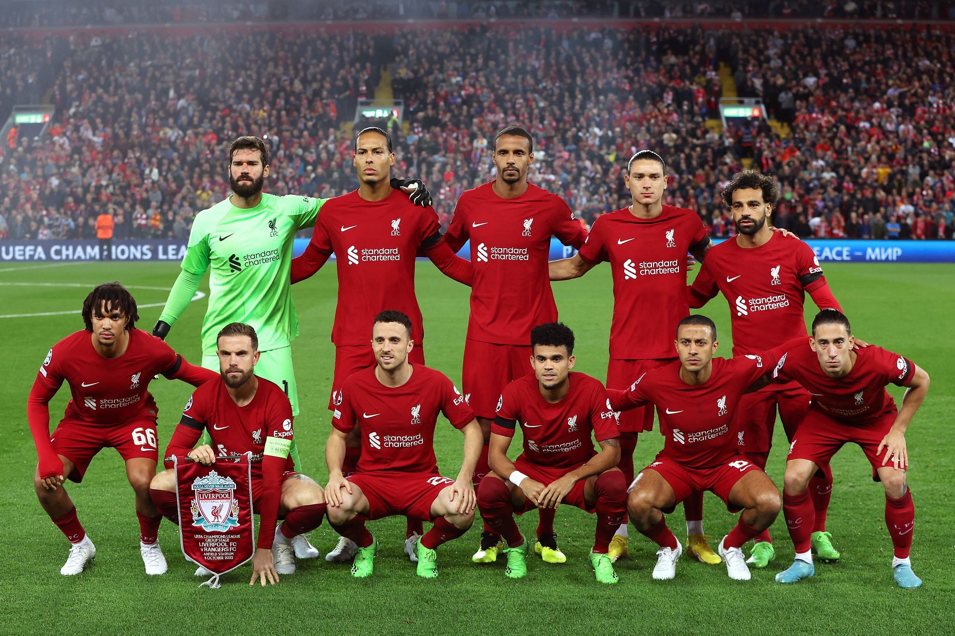 Liverpool FC v Rangers FC: Group A - UEFA Champions League